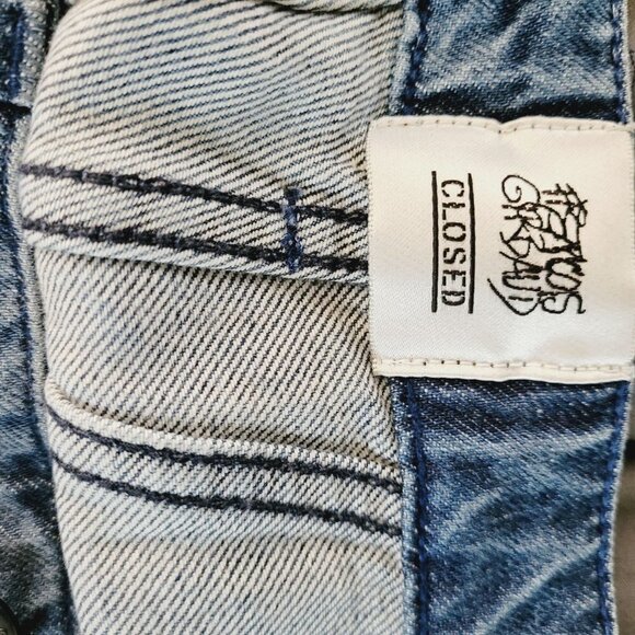 Closed Womens Francois Girbaud Candiani Italian Premium Denim size 28 Frayed Hem - Picture 4 of 10